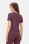 Amante Scoop Neck Sleep Tee - Moonlite Print — thumbnail 3